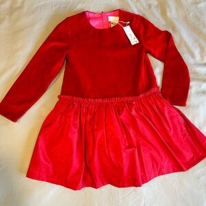 JACADI red dress size 8 y brand new